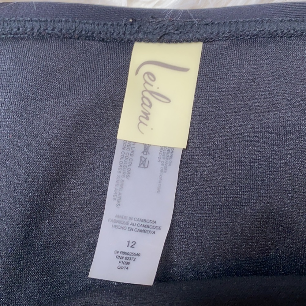Leilani Black Bikini Bottoms Brand New Size 12 - Picture 6 of 11